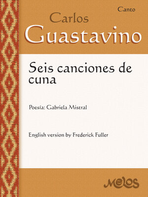 cover image of Carlos Guastavino. Seis canciones de cuna